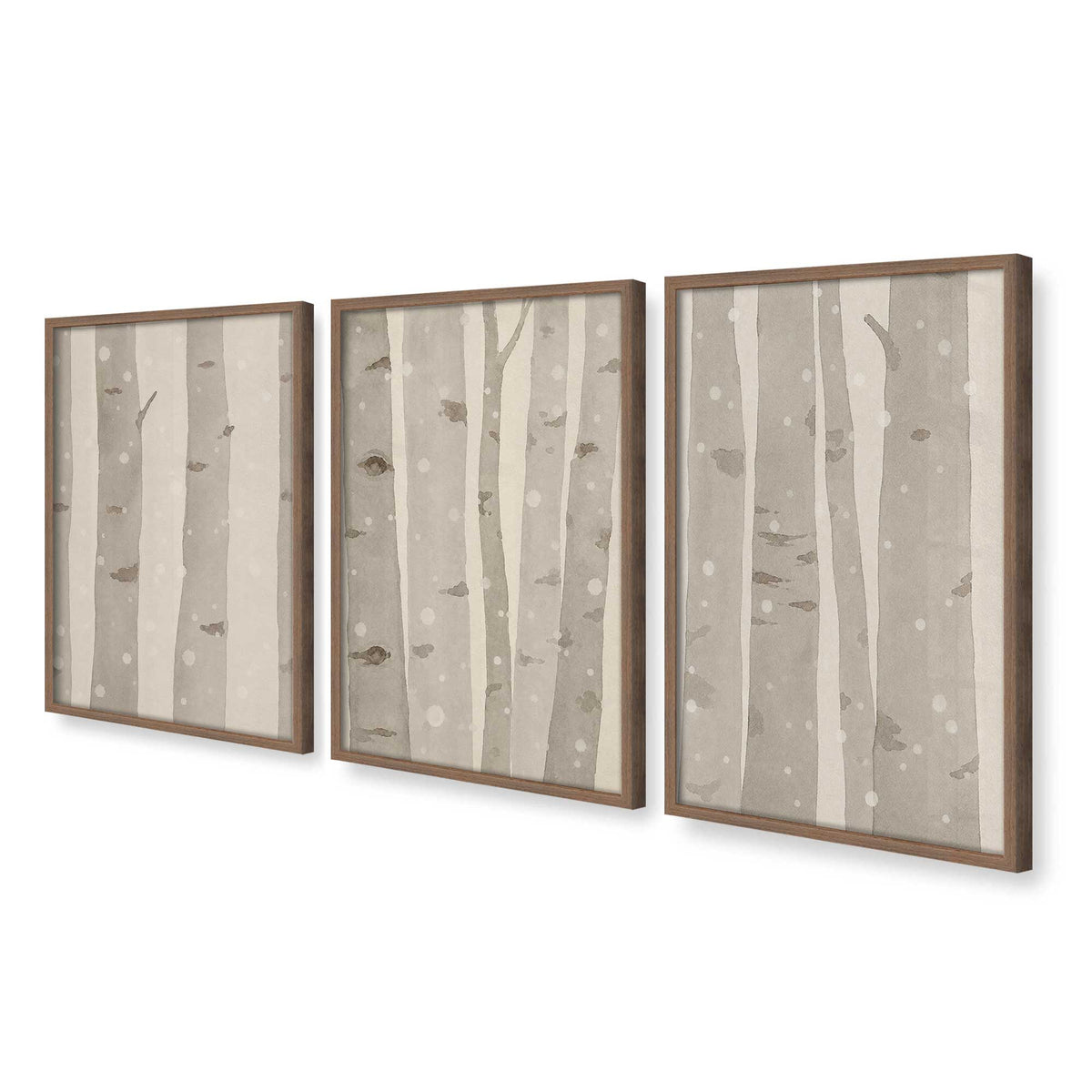[Color:Walnut], Picture of art in a Walnut frame at an angle