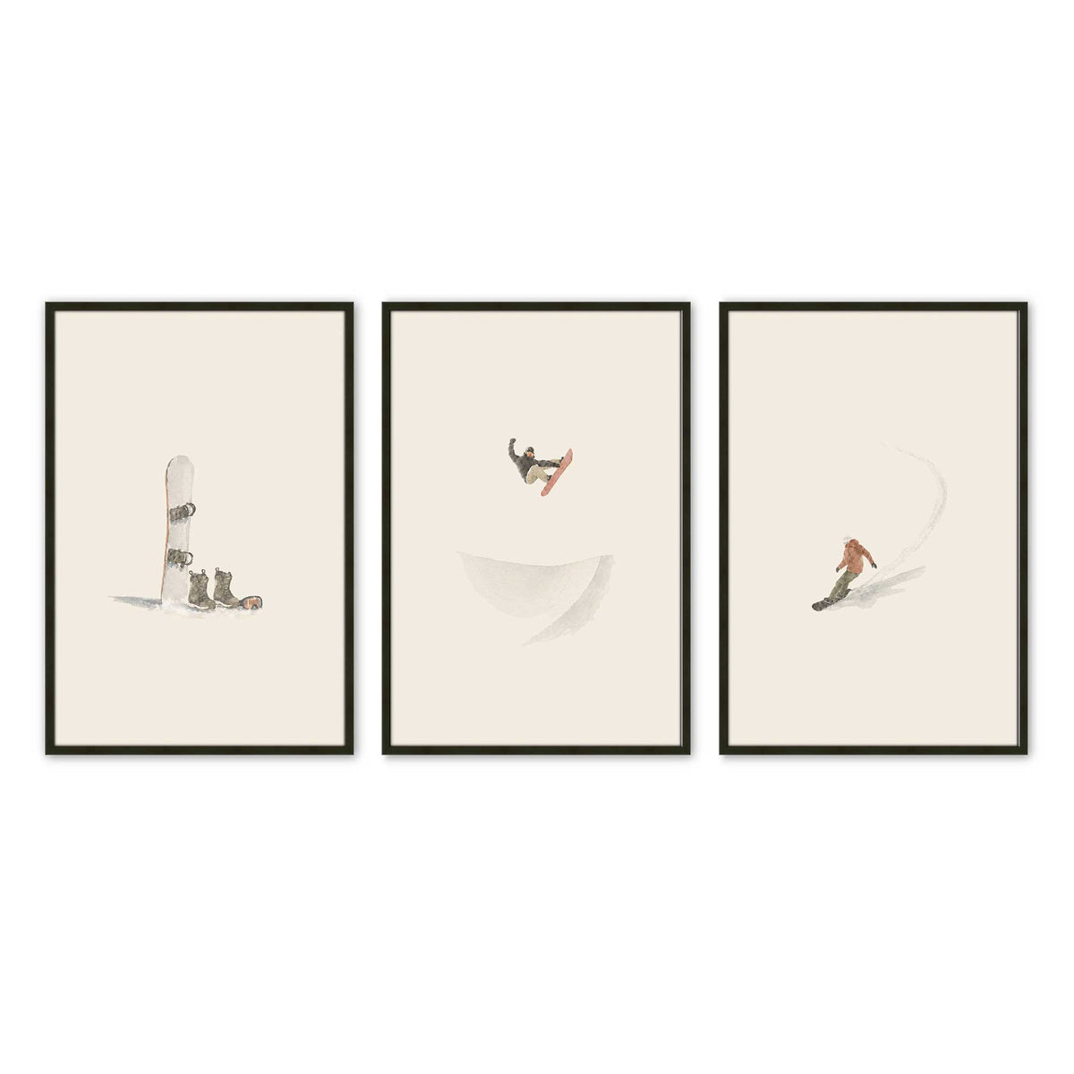 [Color:Satin Black], Picture of art in a Satin Black frame