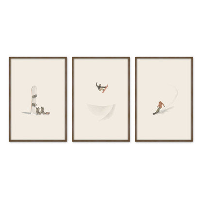 [Color:Walnut], Picture of art in a Walnut frame