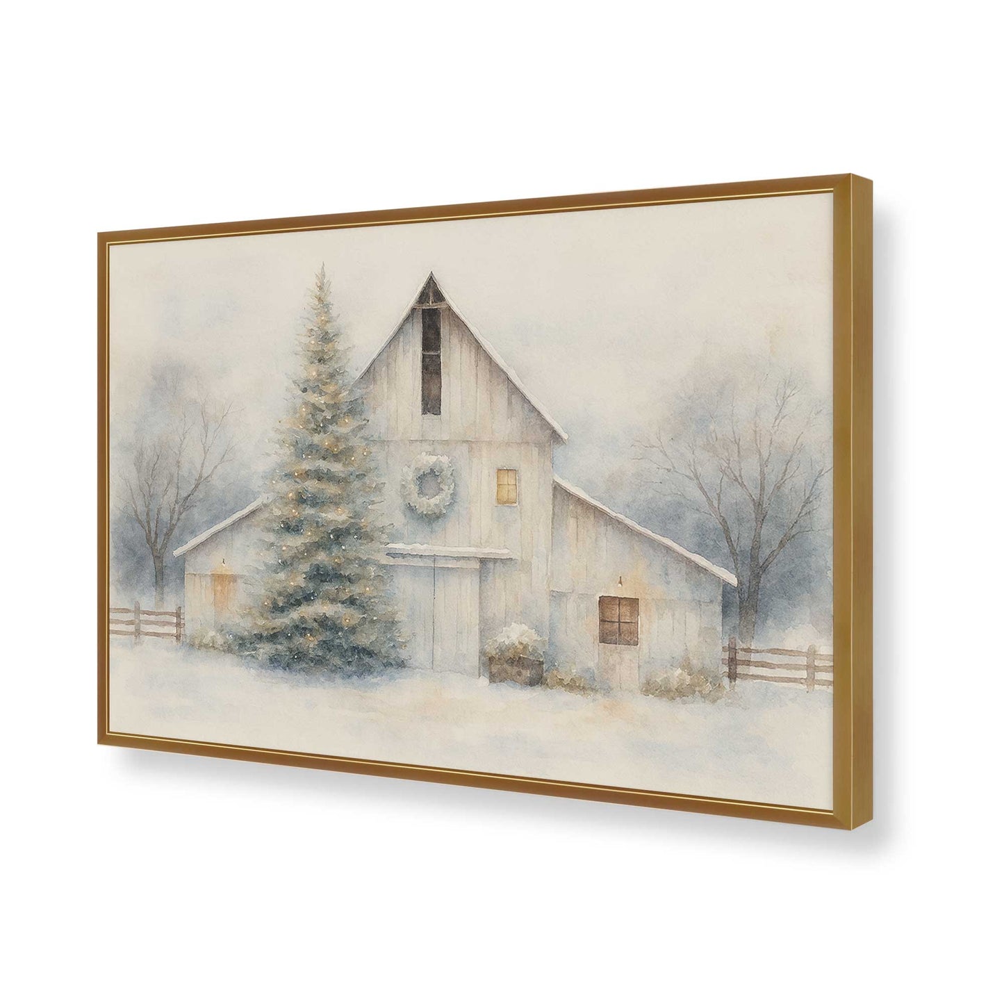 [Color:Polished Gold], Picture of art in a Polished Gold frame of the corner