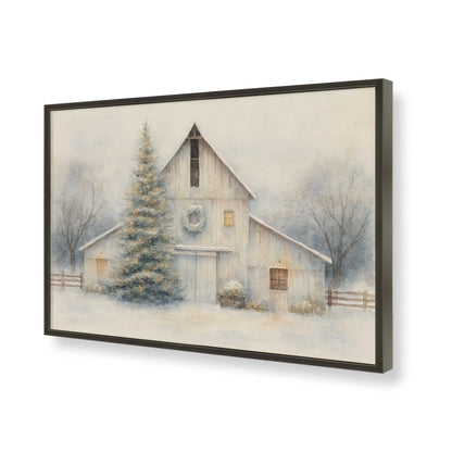 [Color:Satin Black], Picture of art in a Satin Black frame of the corner