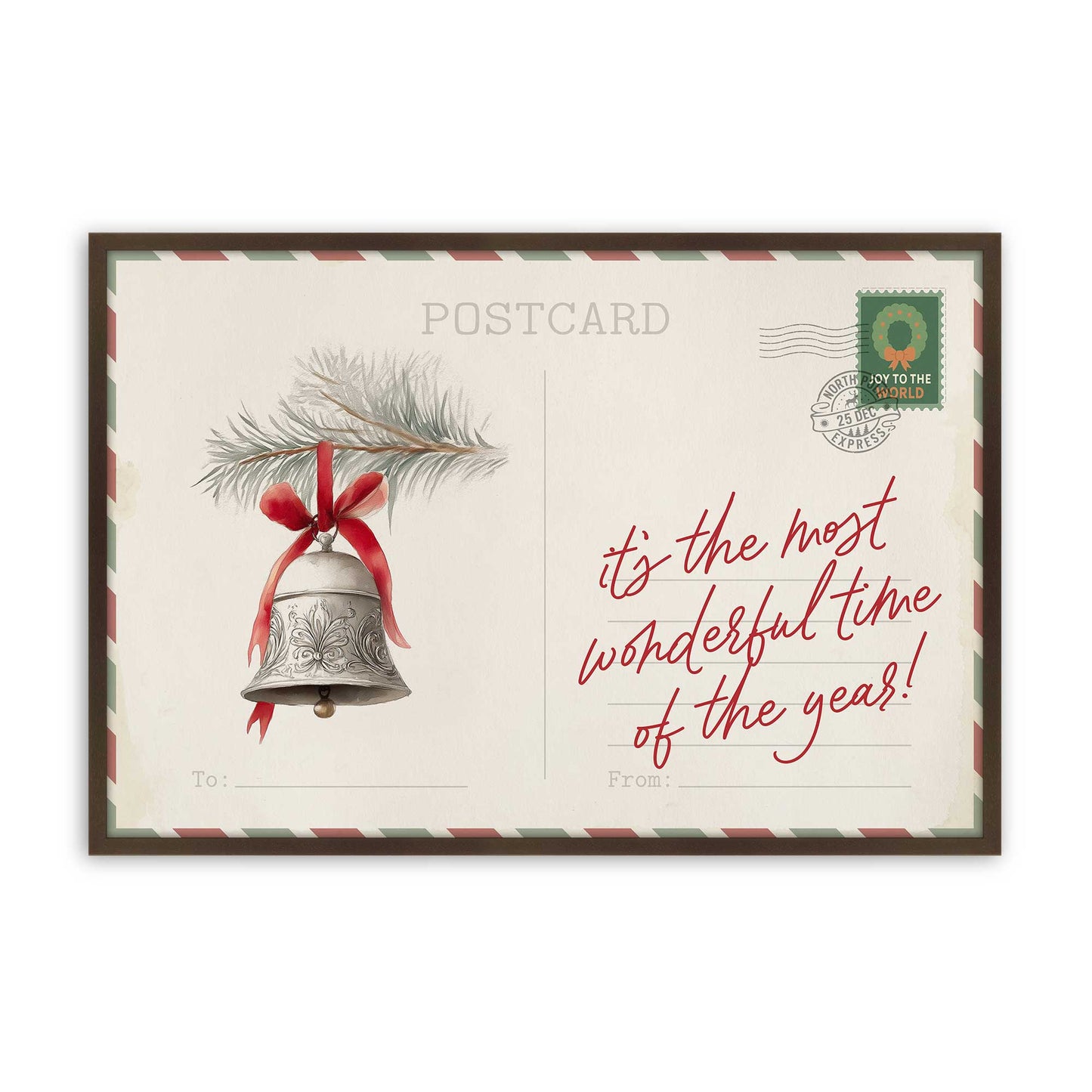 [Color:Brown], Picture of art in a Brown frame