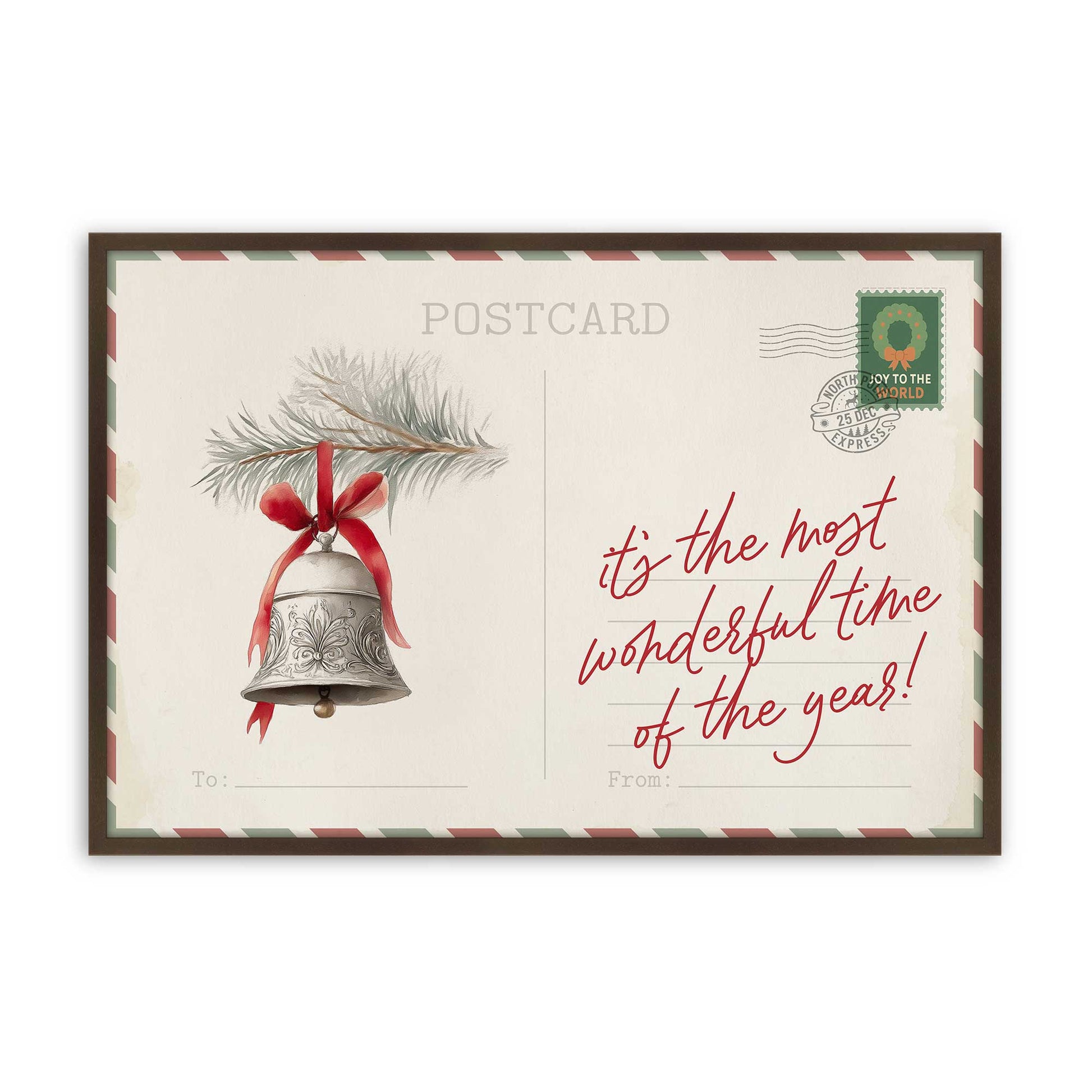 [Color:Brown], Picture of art in a Brown frame