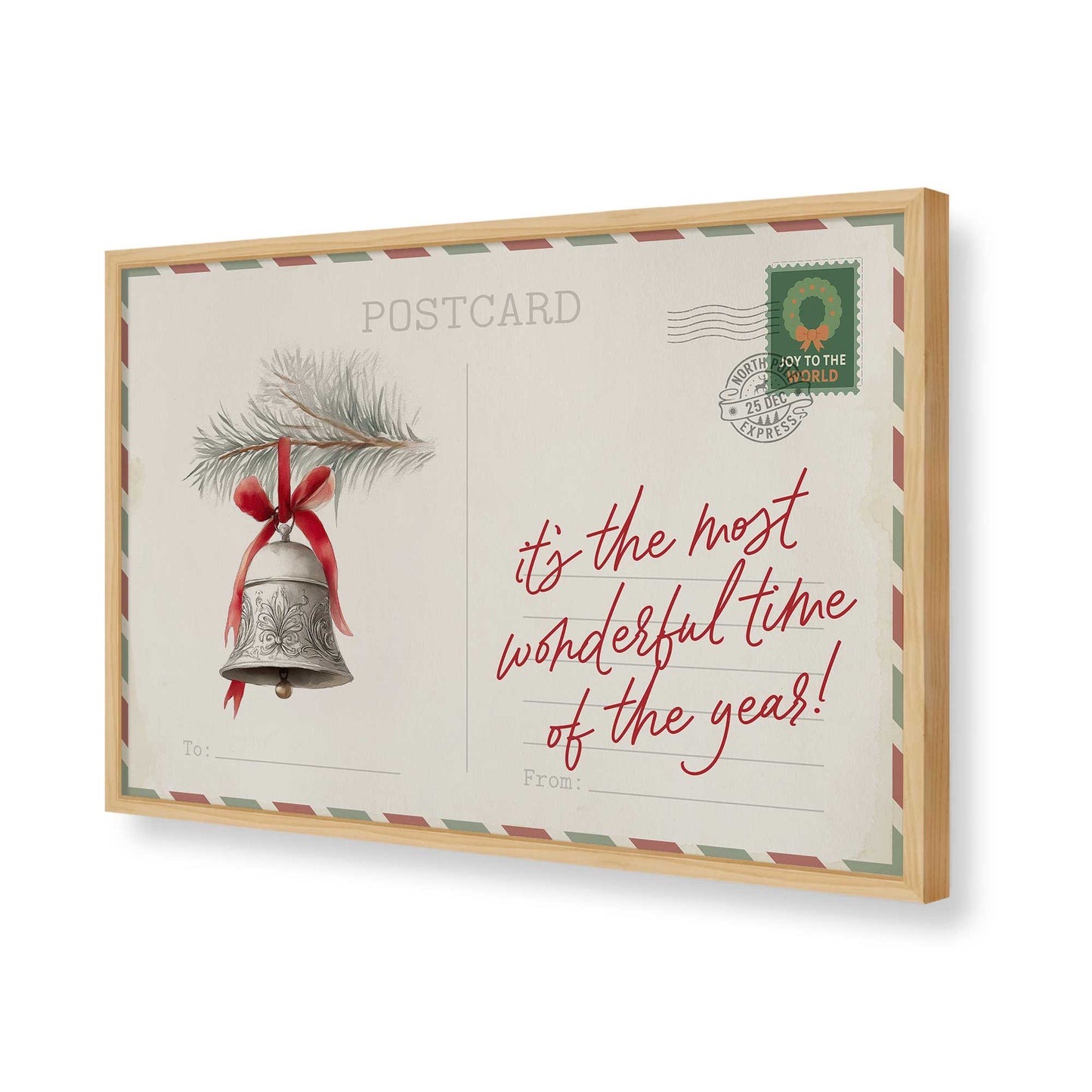 [Color:American Maple], Picture of art in a American Maple frame of the corner