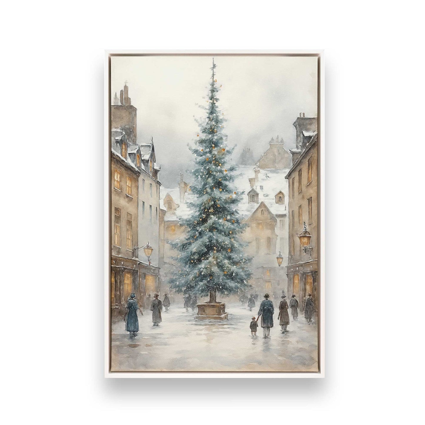 [Color:Opaque White], Picture of art in a White frame