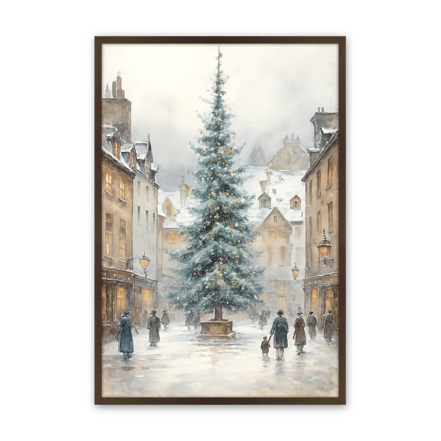 [Color:Belvinder Brown], Picture of art in a Belvinder Brown frame