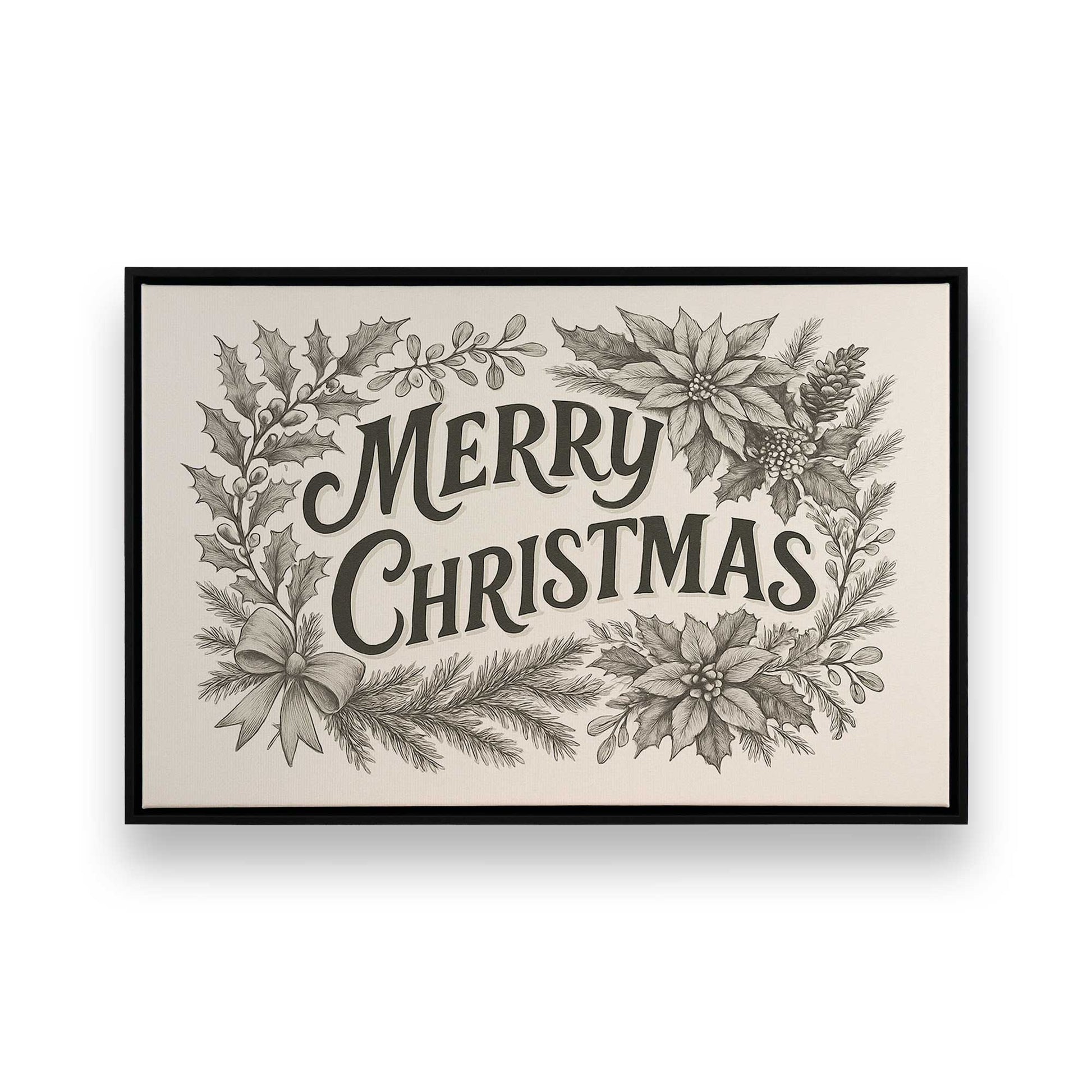 [Color:Satin Black], Picture of art in a Satin Black frame