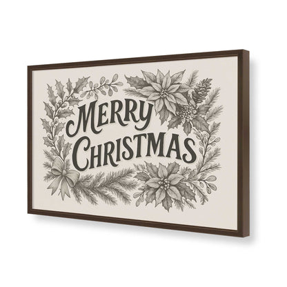 [Color:Brown], Picture of art in a Brown frame of the corner