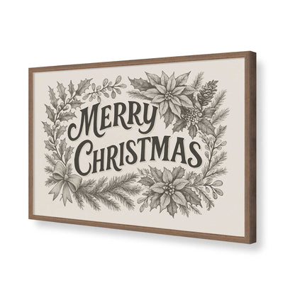 [Color:Walnut], Picture of art in a Walnut frame of the corner