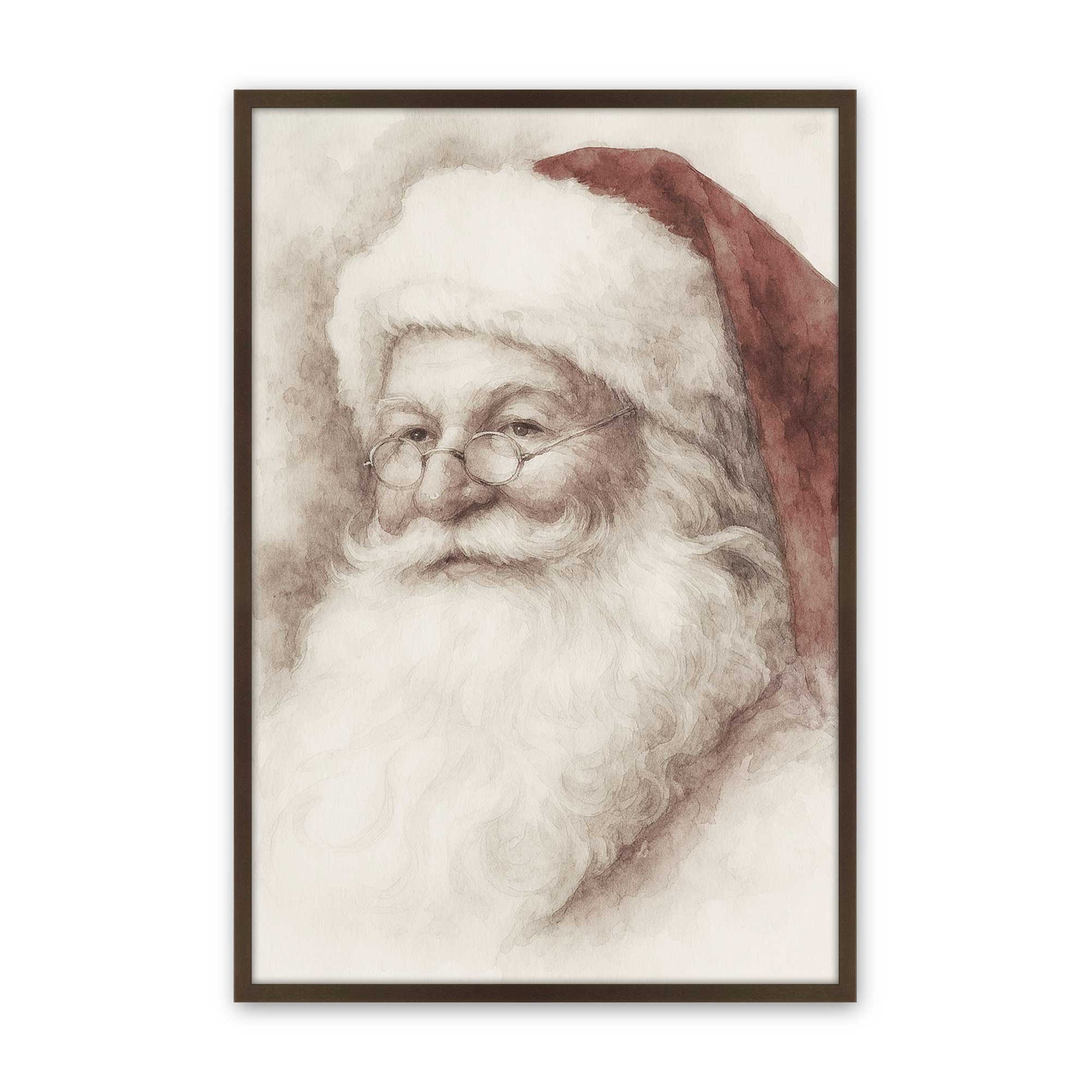 [Color:Brown], Picture of art in a Brown frame