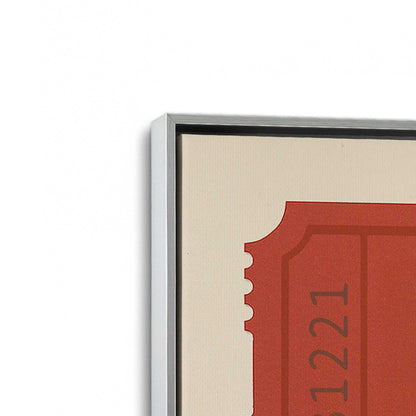 [Color:Polished Chrome], Picture of art in a Polished Chrome frame at an angle