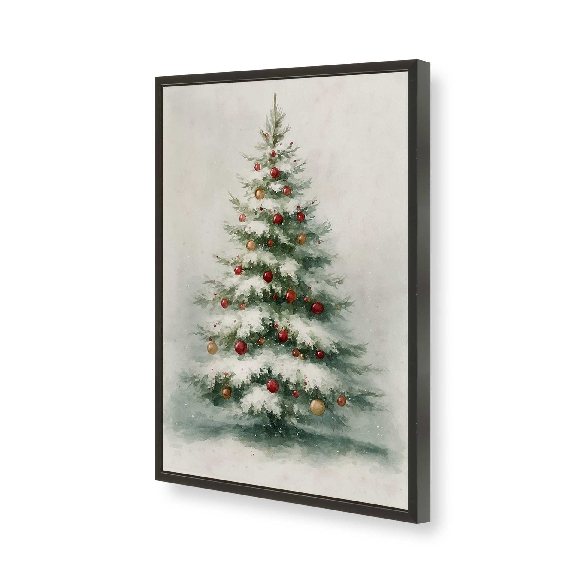 [Color:Satin Black], Picture of art in a Satin Black frame of the corner