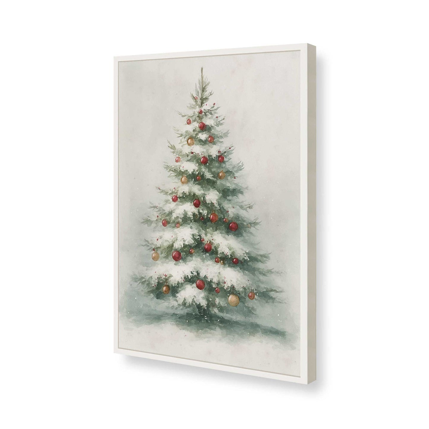 [Color:Opaque White], Picture of art in a Opaque White frame of the corner