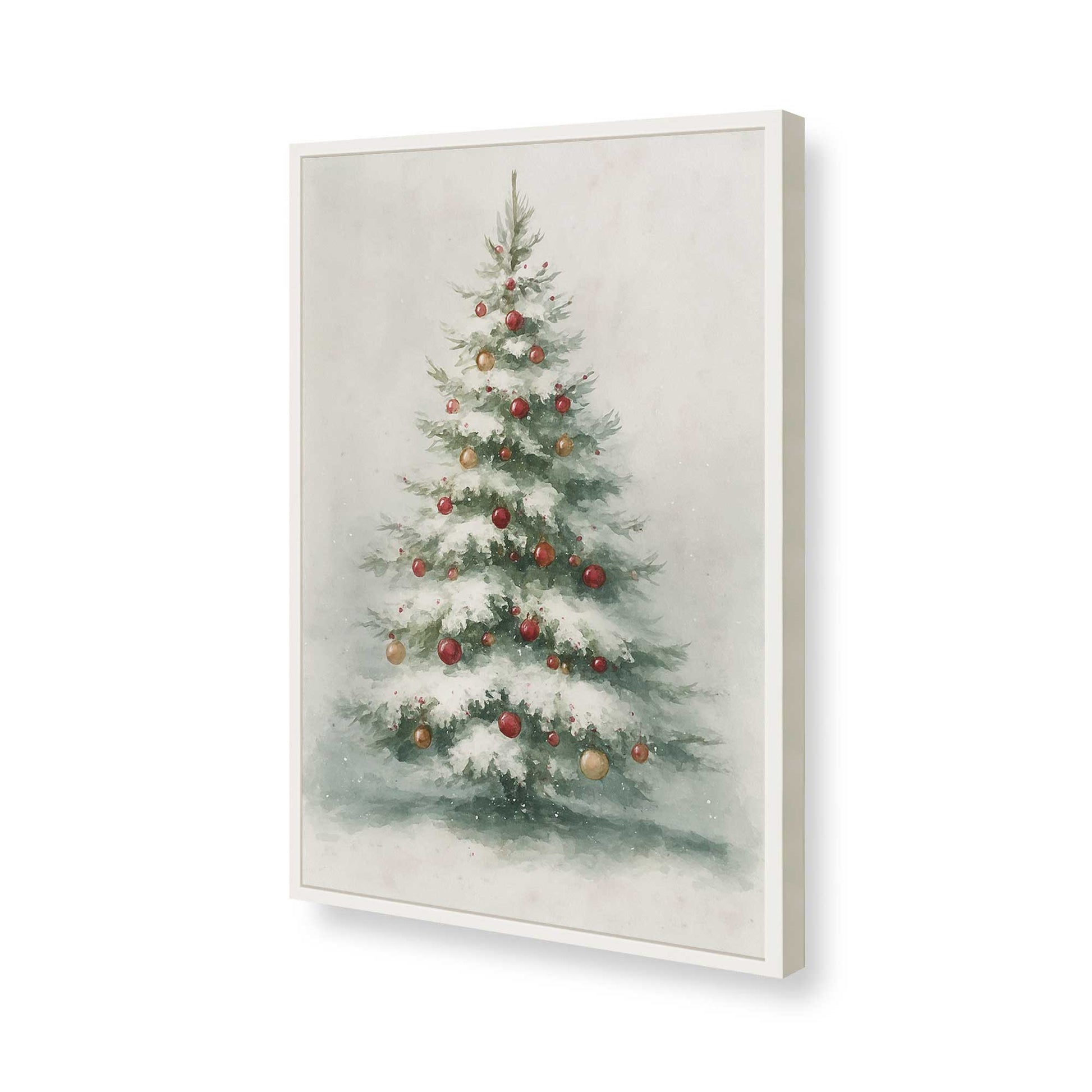 [Color:Opaque White], Picture of art in a Opaque White frame of the corner