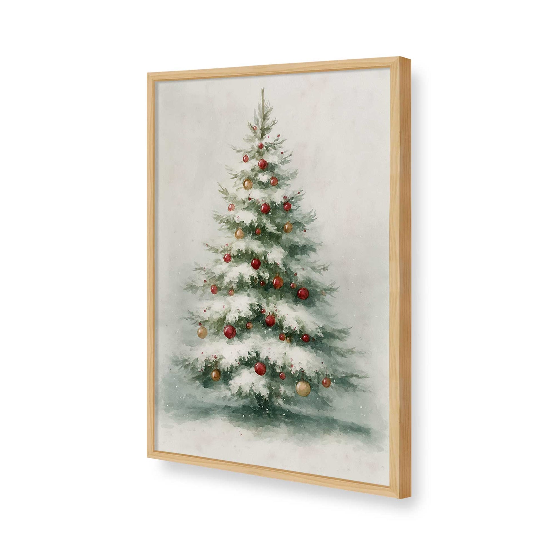 [Color:American Maple], Picture of art in a American Maple frame of the corner