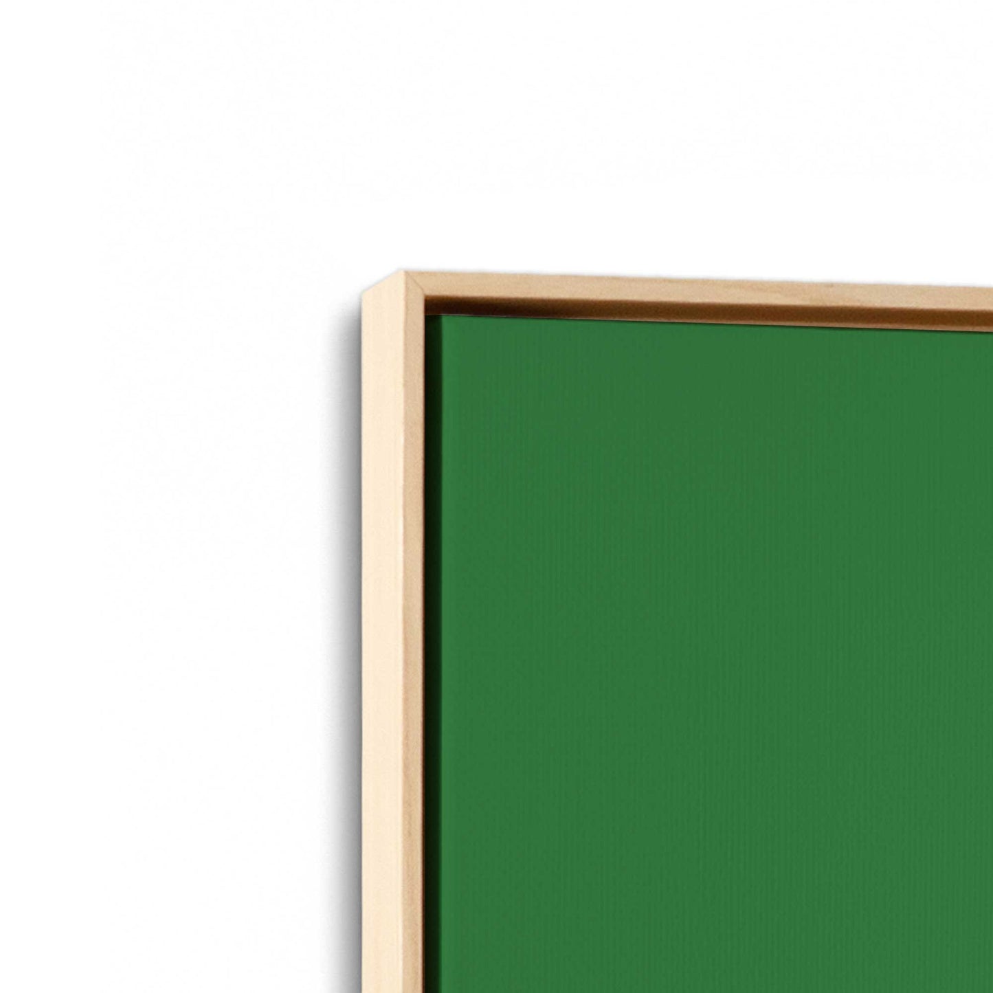 [Color:American Maple], Picture of art in a American Maple frame at an angle
