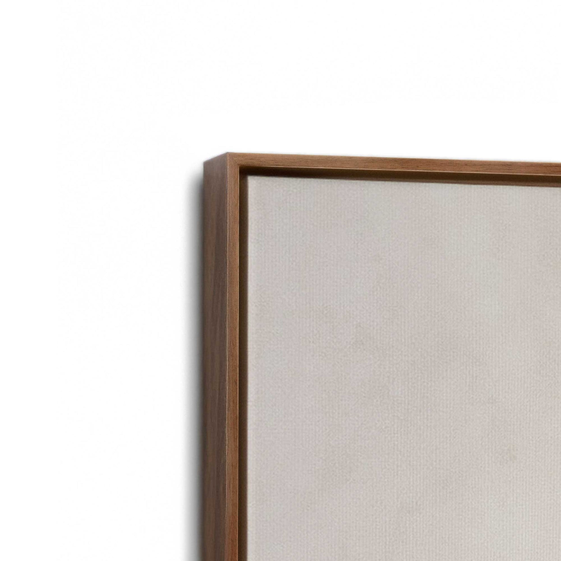 [Color:Walnut], Picture of art in a Walnut frame at an angle