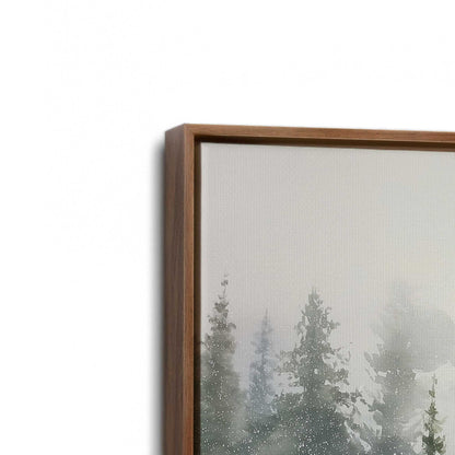 [Color:Walnut], Picture of art in a Walnut frame at an angle