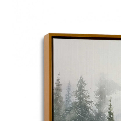 [Color:Polished Gold], Picture of art in a Polished Gold frame at an angle