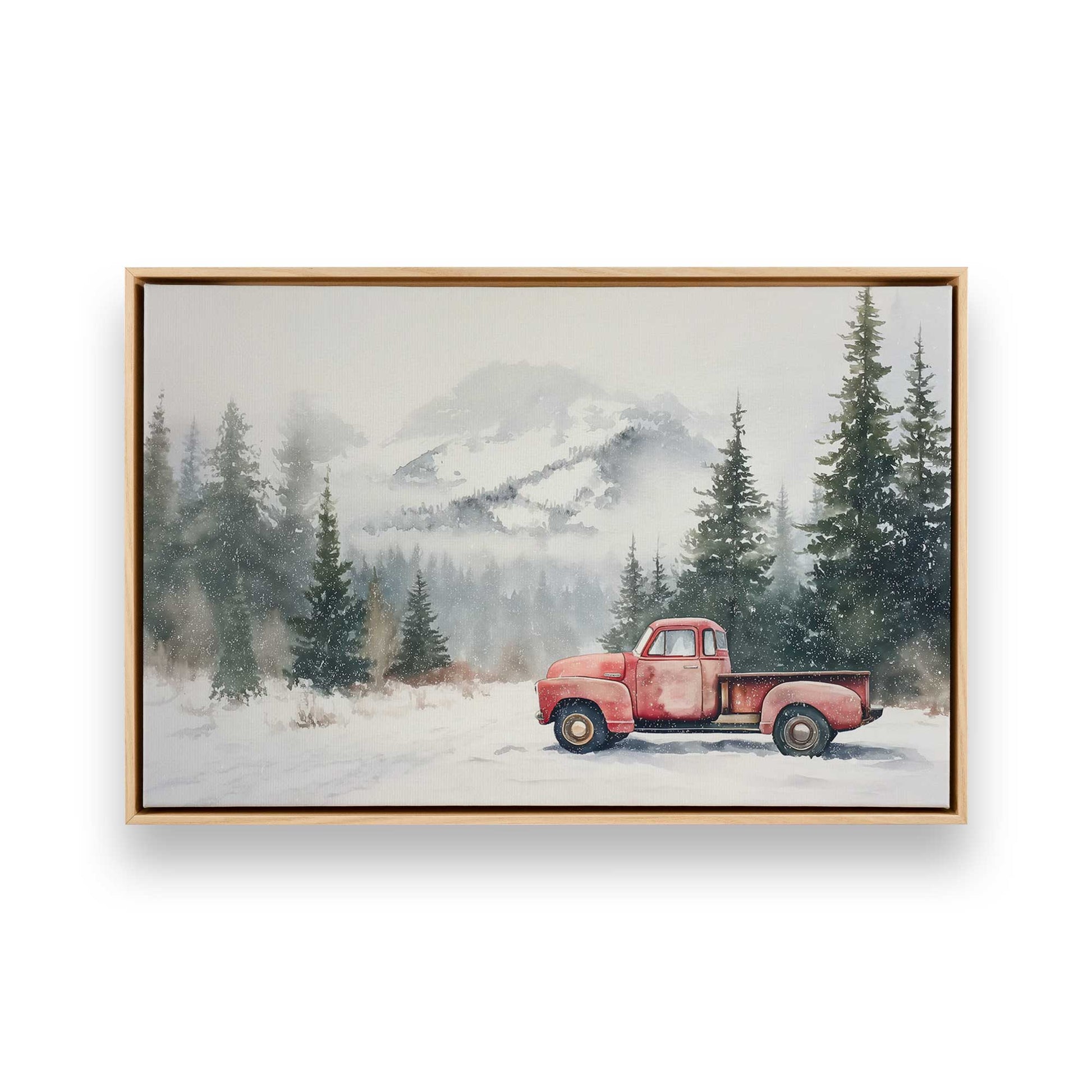 [Color:American Maple], Picture of art in a American Maple frame