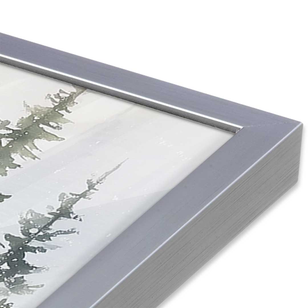 [Color:Polished Chrome], Picture of art in a Polished Chrome frame at an angle