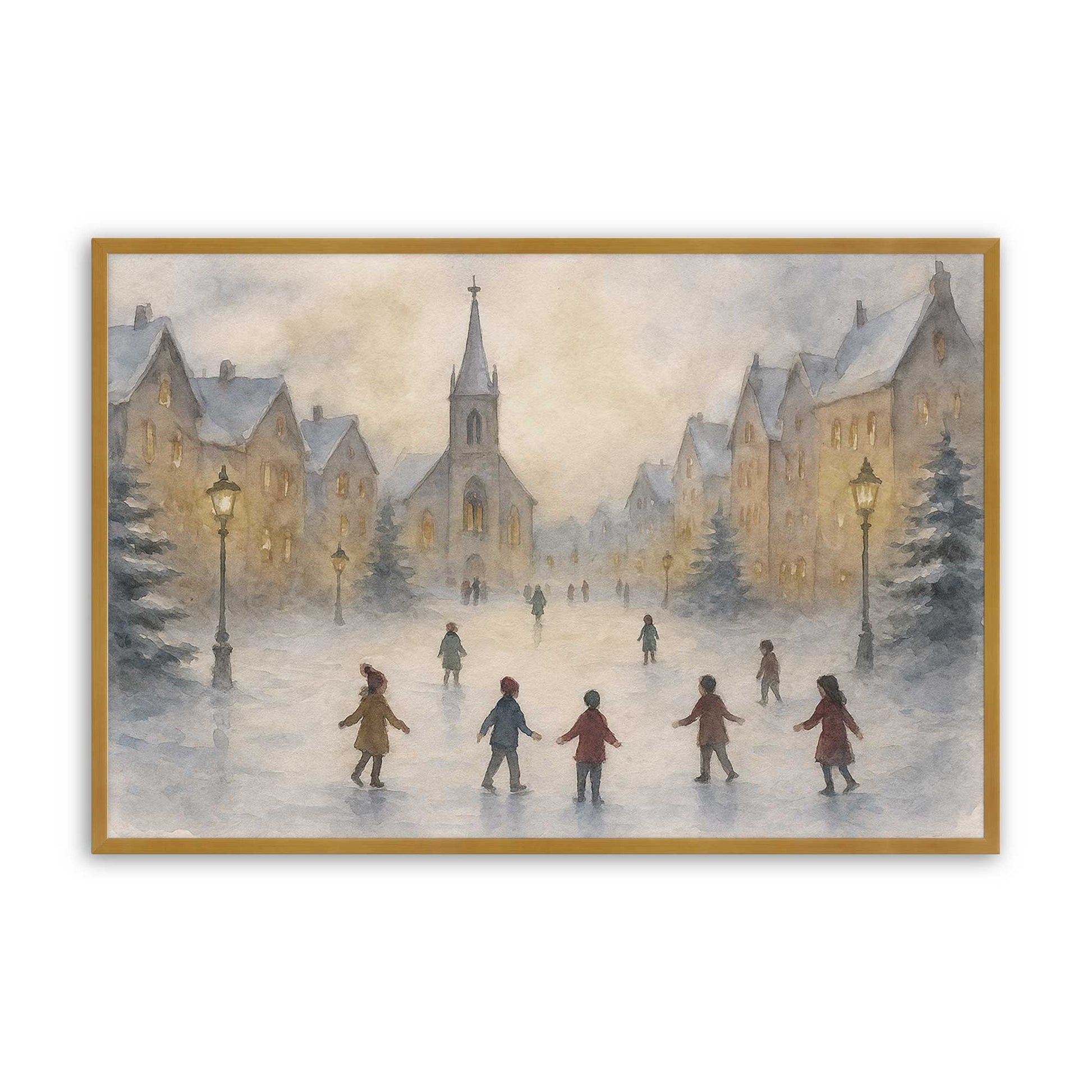 [Color:Polished Gold], Picture of art in a Polished Gold frame