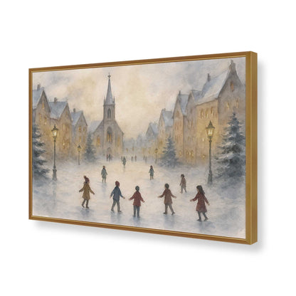 [Color:Polished Gold], Picture of art in a Polished Gold frame of the corner