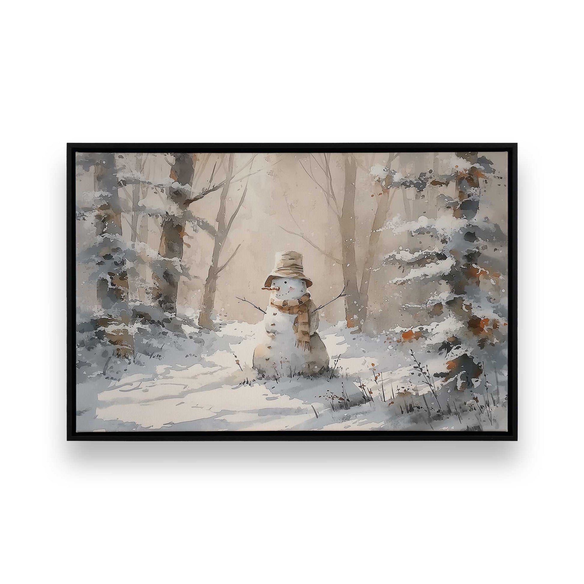 [Color:Satin Black], Picture of art in a Satin Black frame