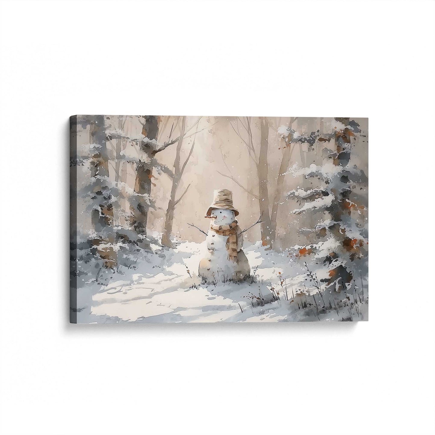 [Color:Stretched Canvas], Picture of art at an angle