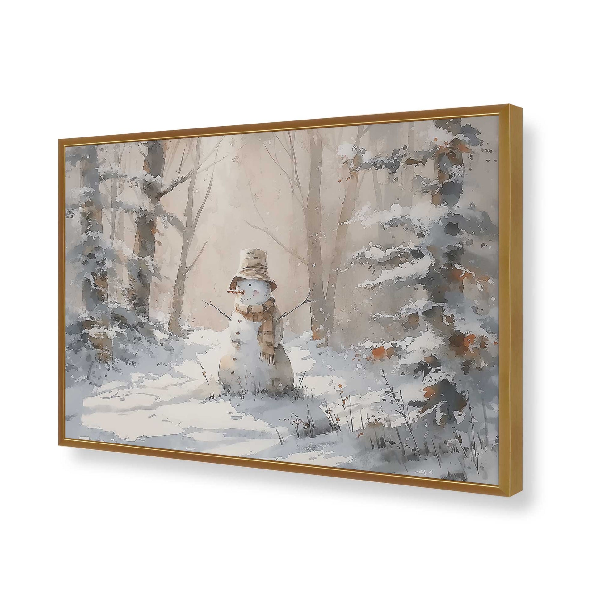 [Color:Polished Gold], Picture of art in a Polished Gold frame of the corner