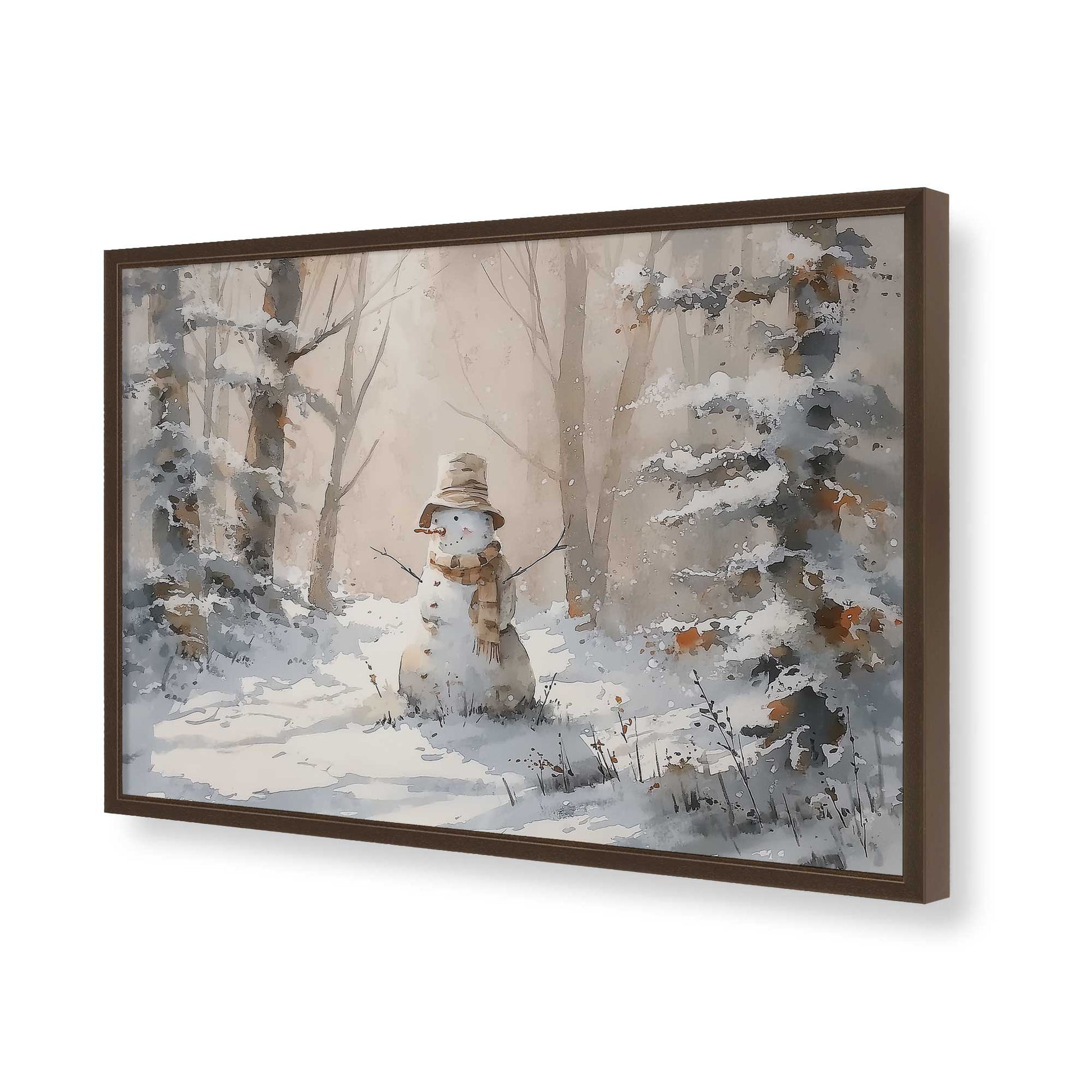 [Color:Belvinder Brown], Picture of art in a Belvinder Brown frame of the corner