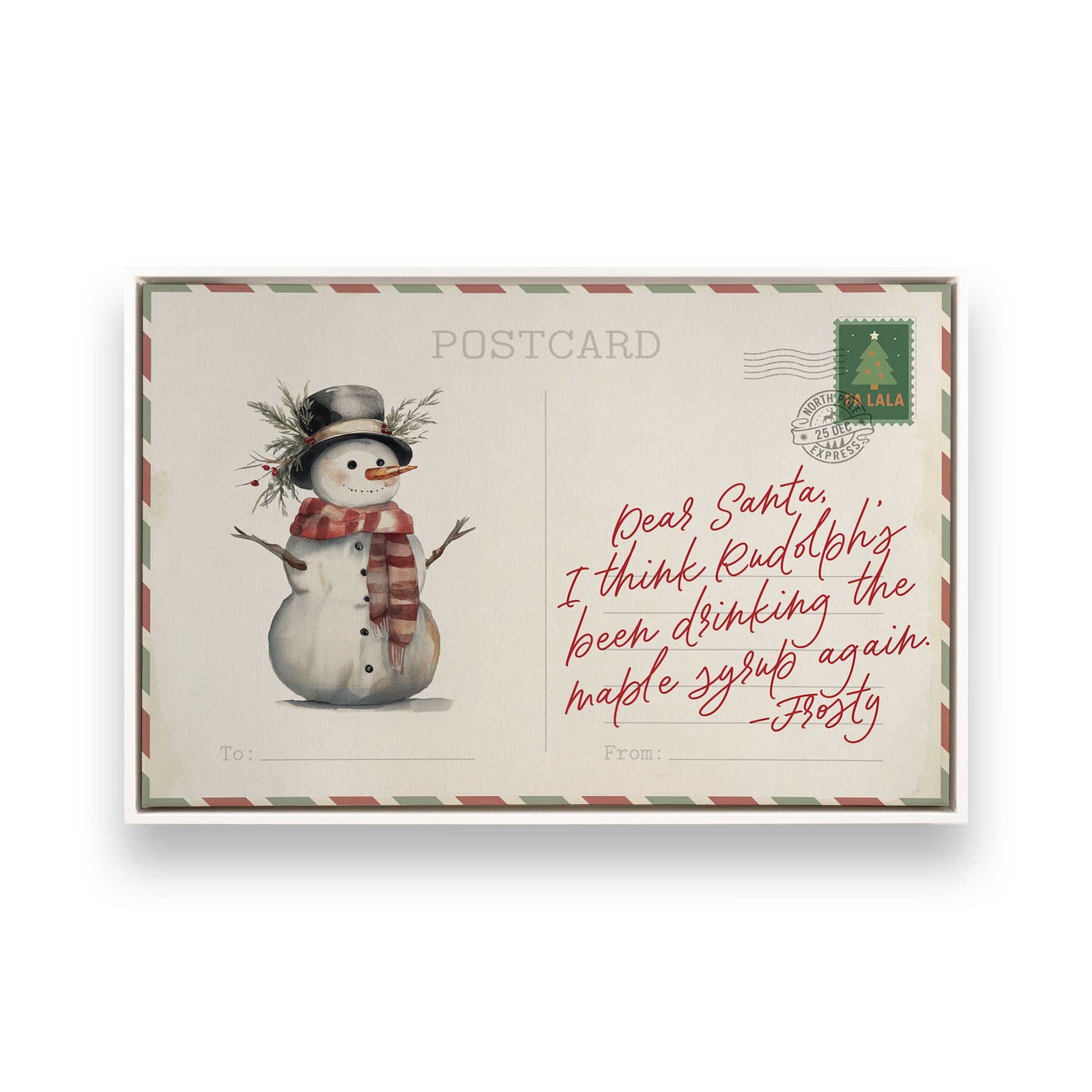 [Color:Opaque White], Picture of art in a White frame