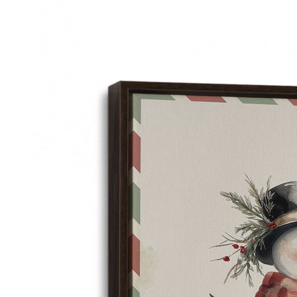 [Color:Espresso], Picture of art in a Espresso frame at an angle