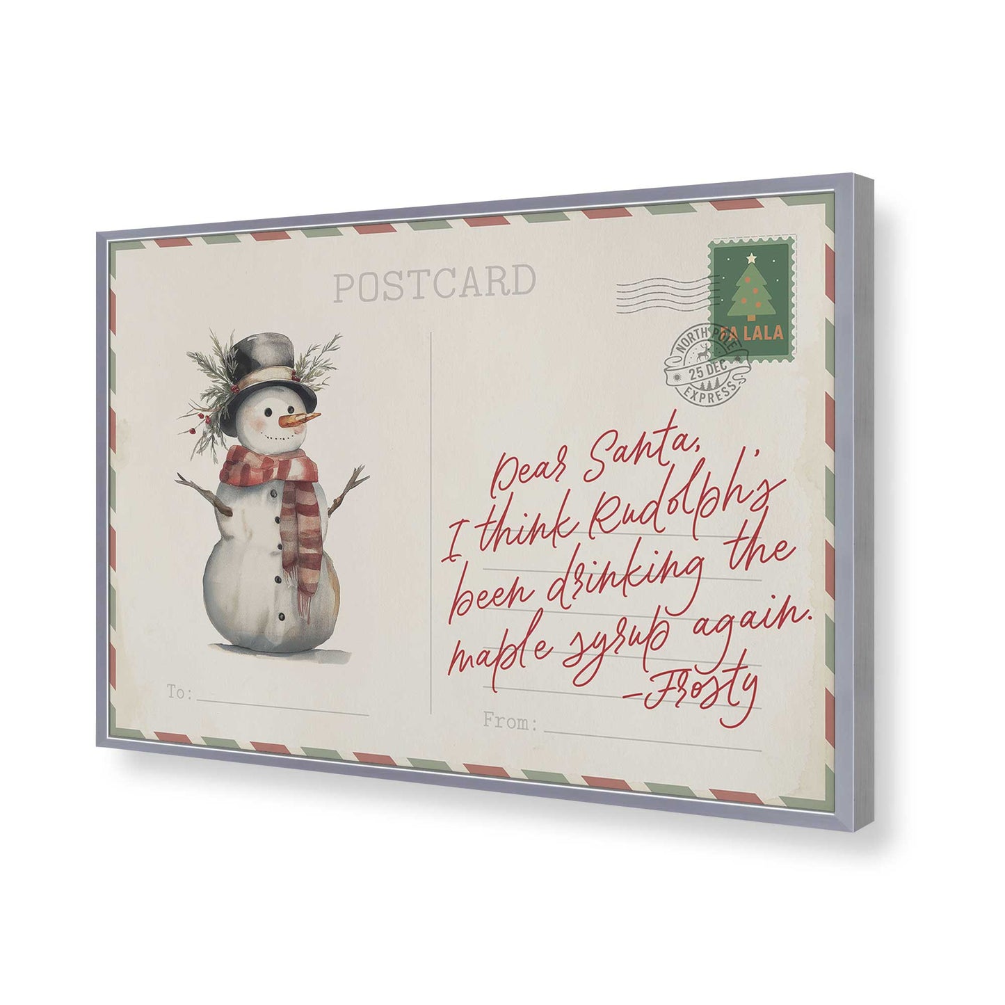 [Color:Polished Chrome], Picture of art in a Polished Chrome frame of the corner