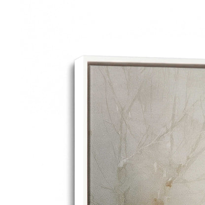 [Color:Opaque White], Picture of art in a White frame at an angle