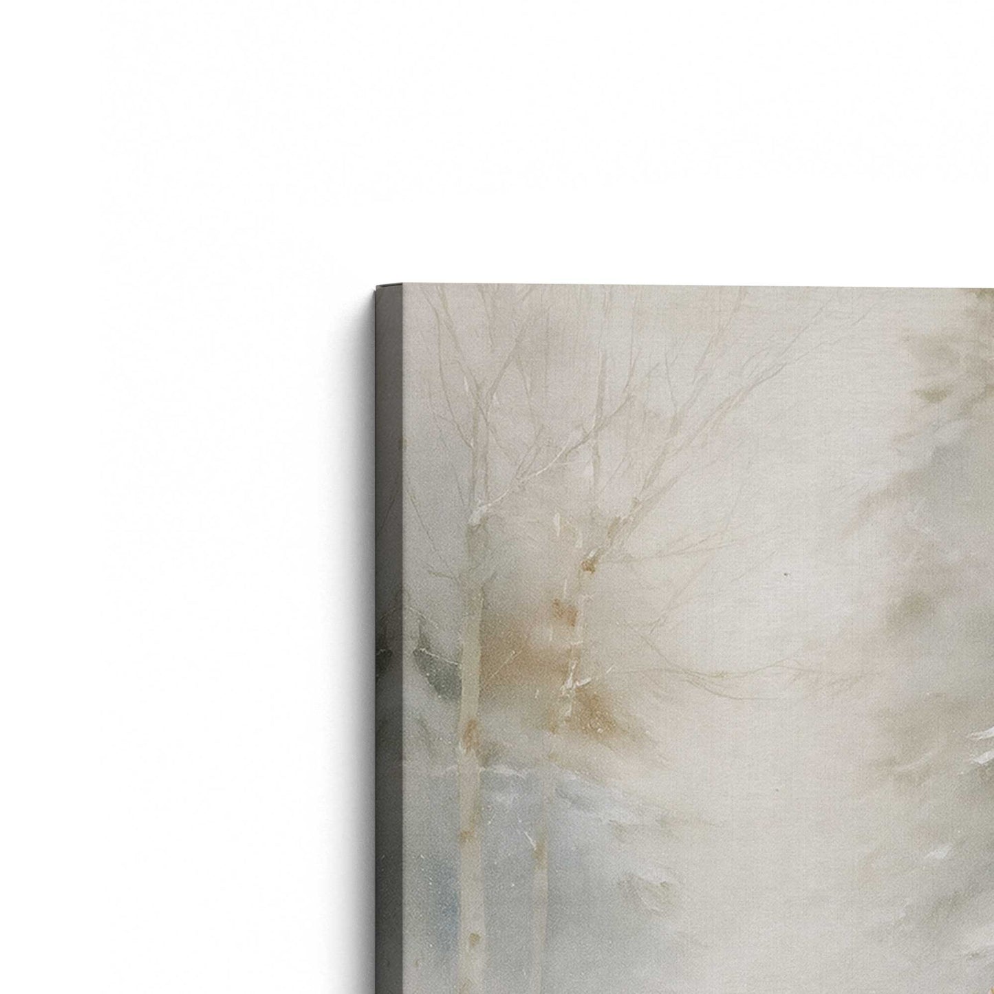 [Color:Stretched Canvas], Picture of the corner of the art