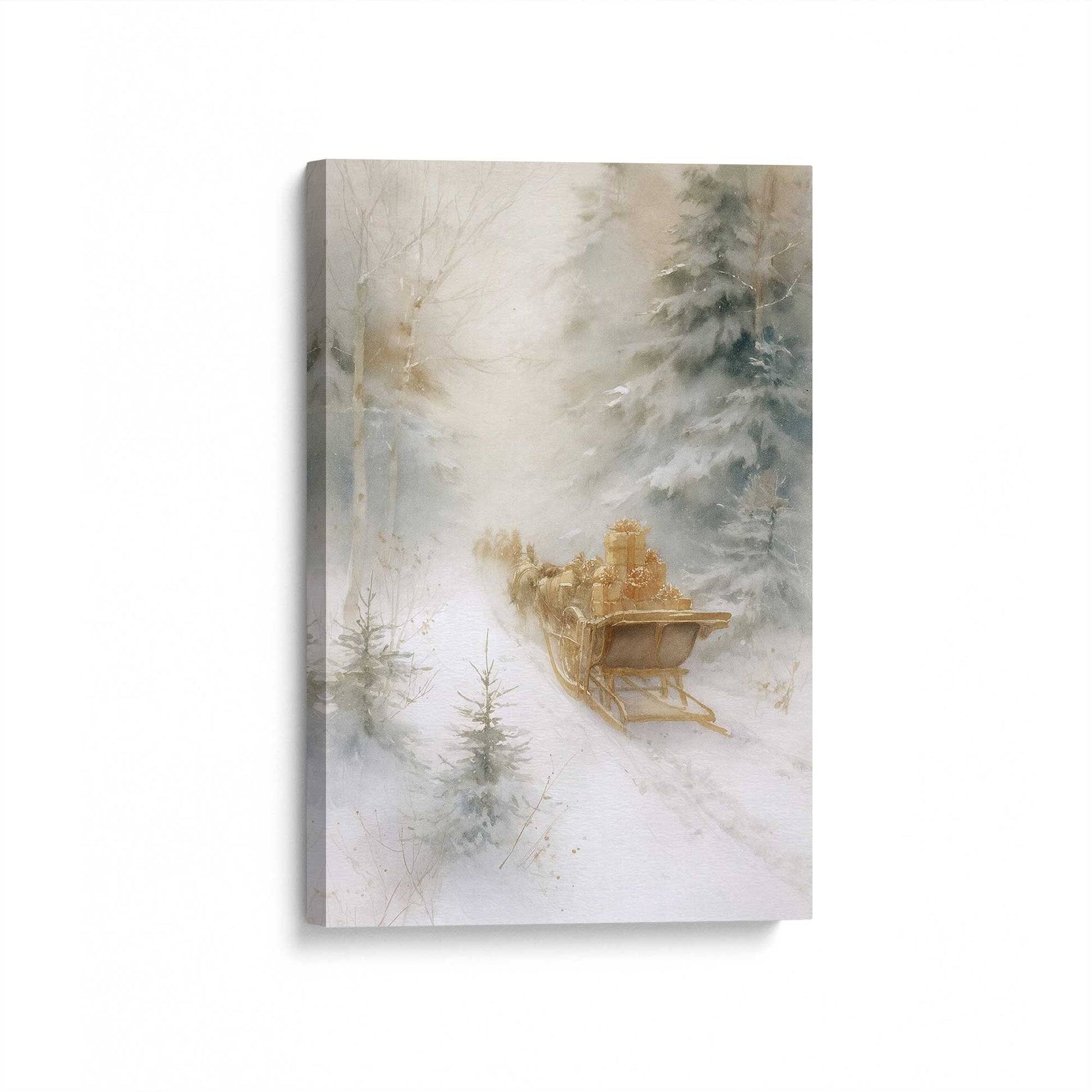 [Color:Stretched Canvas], Picture of art at an angle