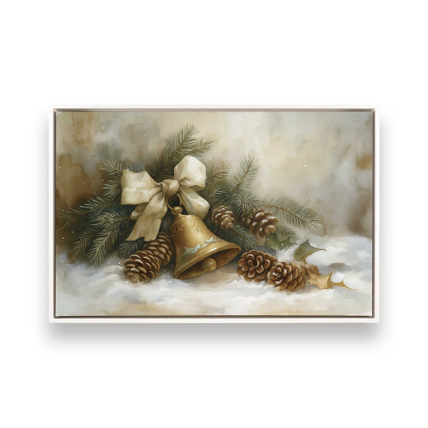 [Color:Opaque White], Picture of art in a White frame