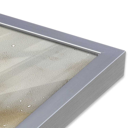 [Color:Polished Chrome], Picture of art in a Polished Chrome frame at an angle