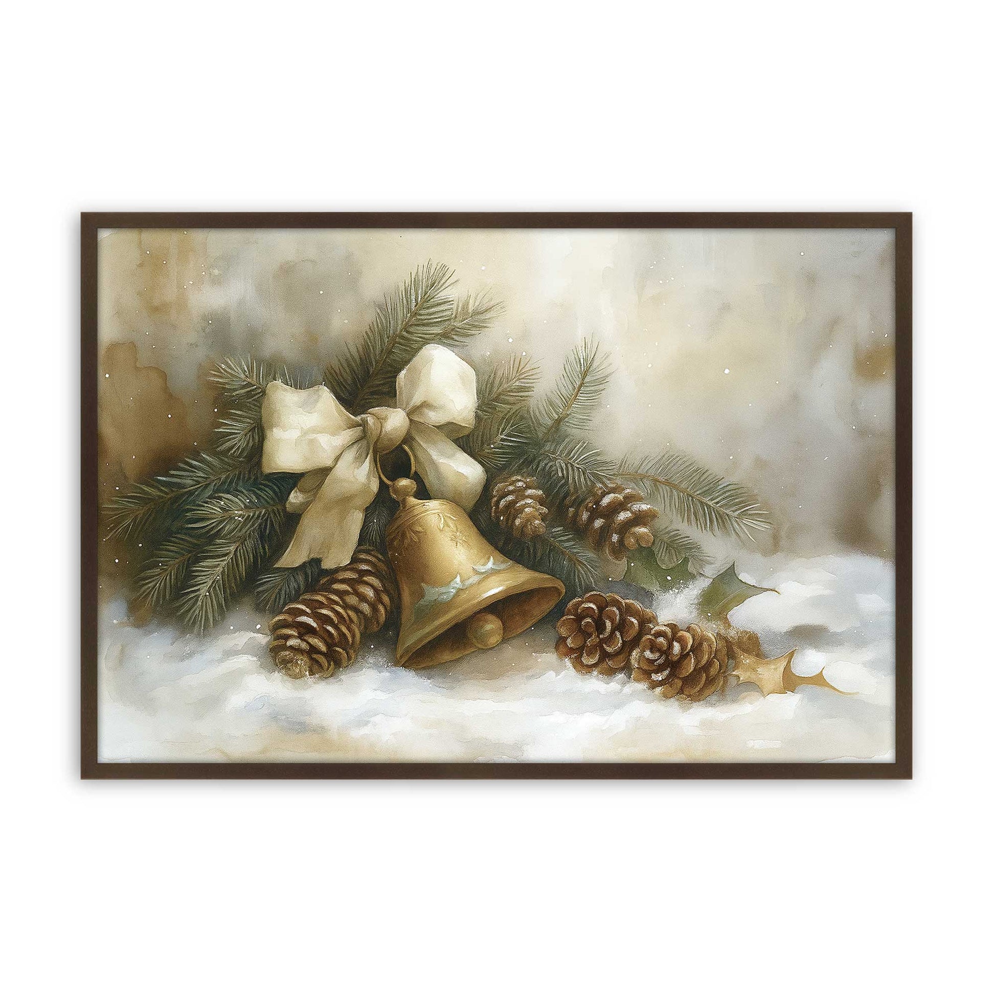 [Color:Belvinder Brown], Picture of art in a Belvinder Brown frame