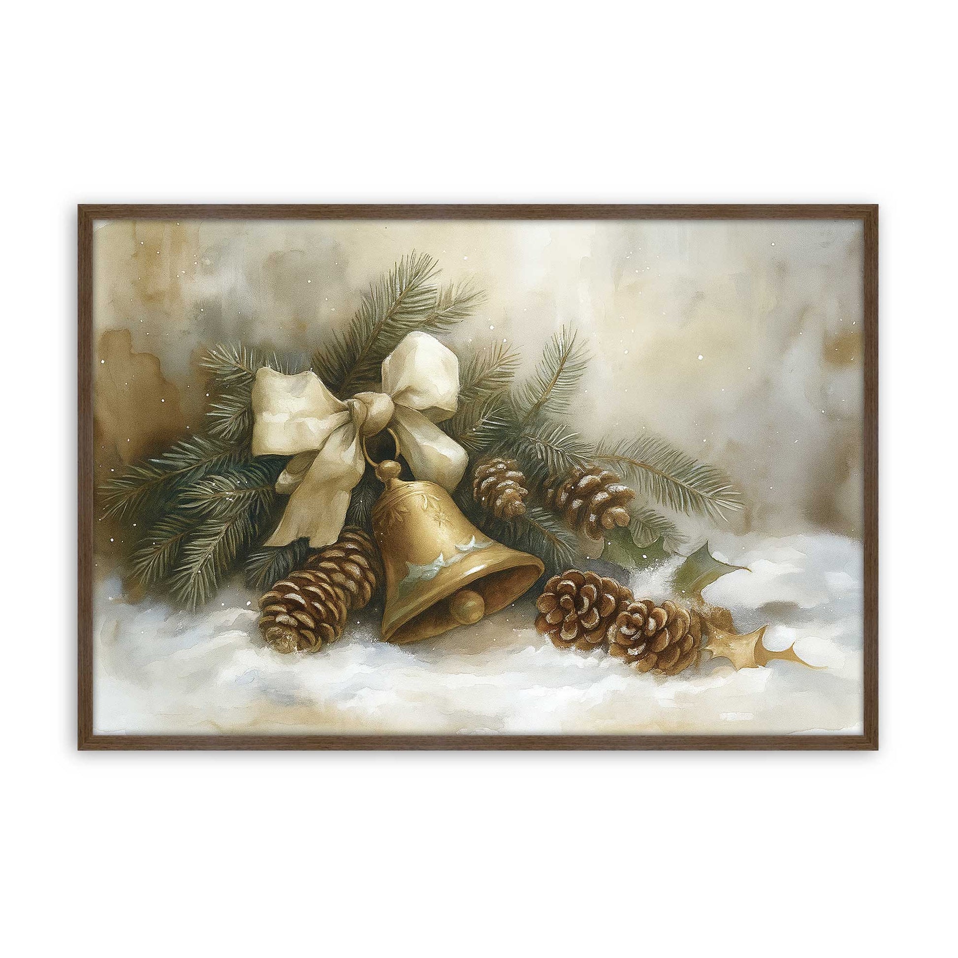 [Color:Walnut], Picture of art in a Walnut frame