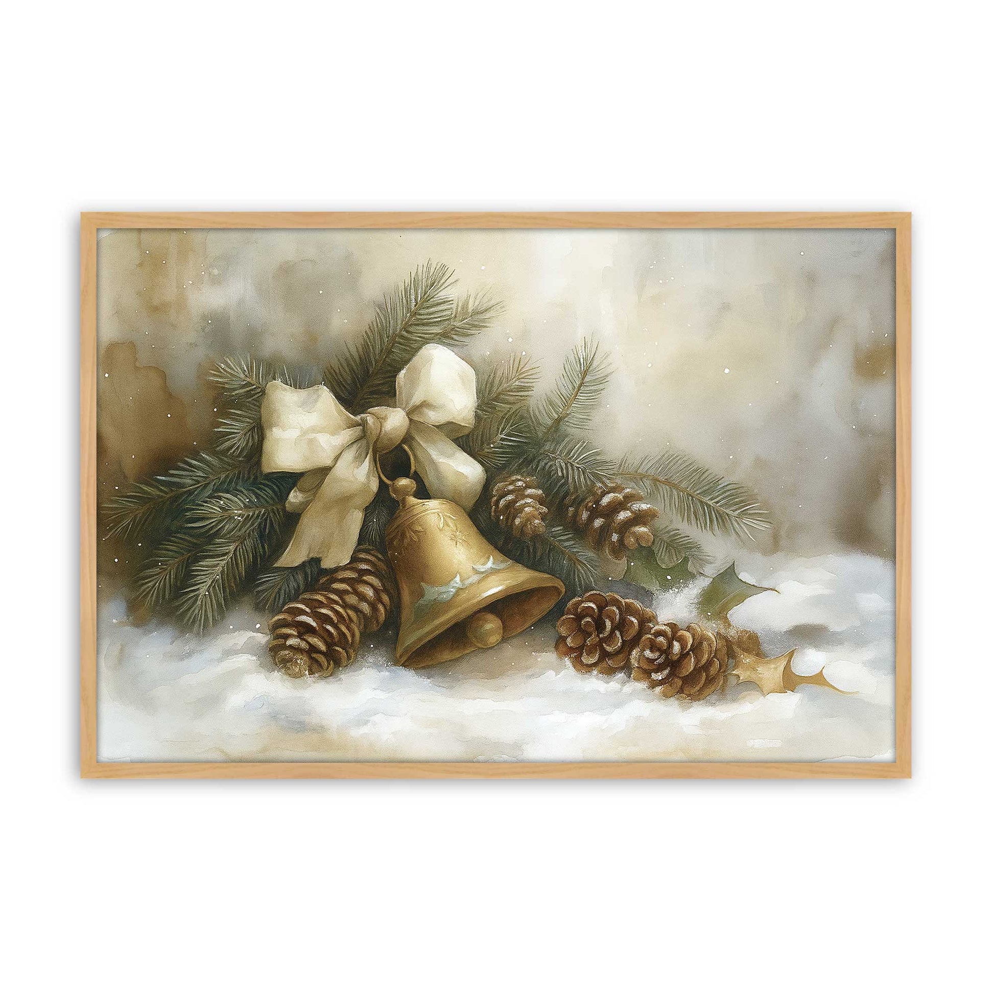 [Color:American Maple], Picture of art in a American Maple frame