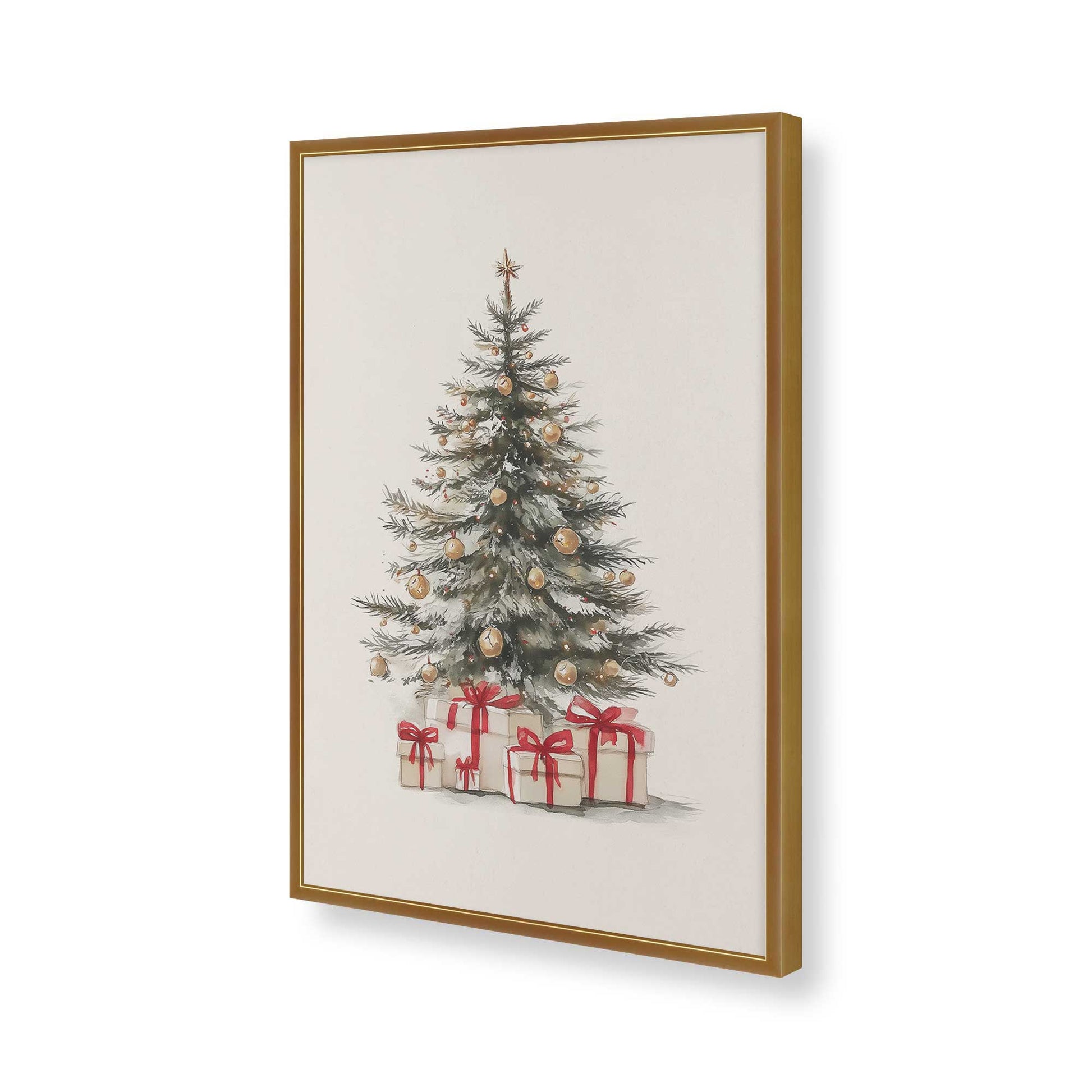 [Color:Polished Gold], Picture of art in a Polished Gold frame of the corner