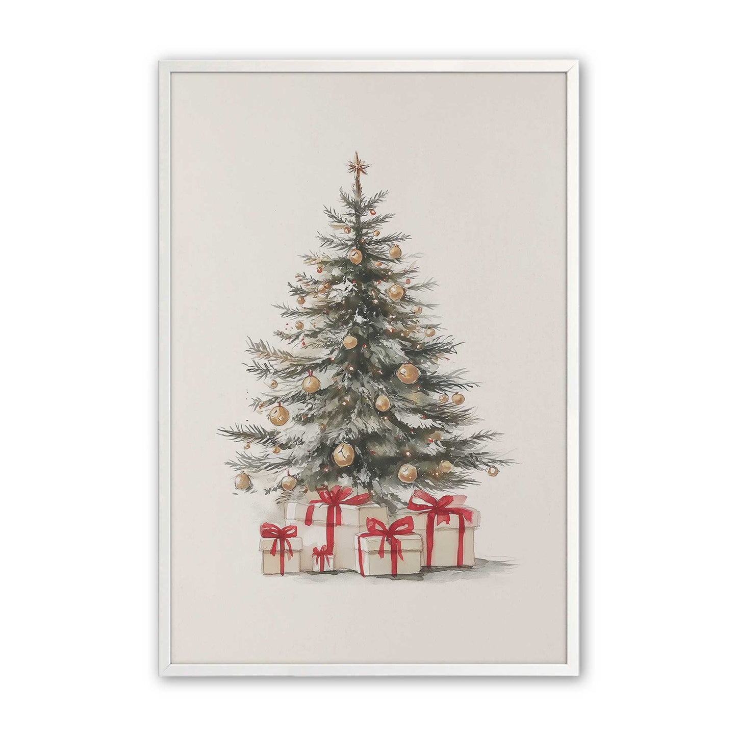 [Color:Opaque White], Picture of art in a Opaque White frame