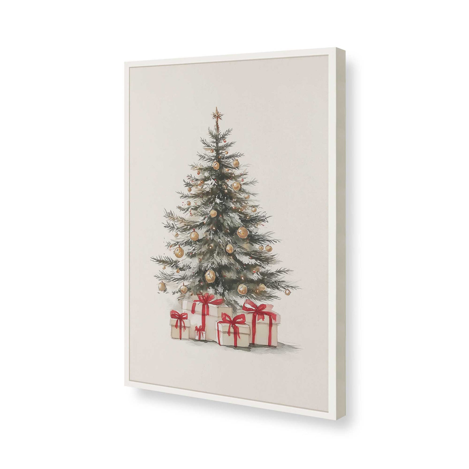 [Color:Opaque White], Picture of art in a Opaque White frame of the corner