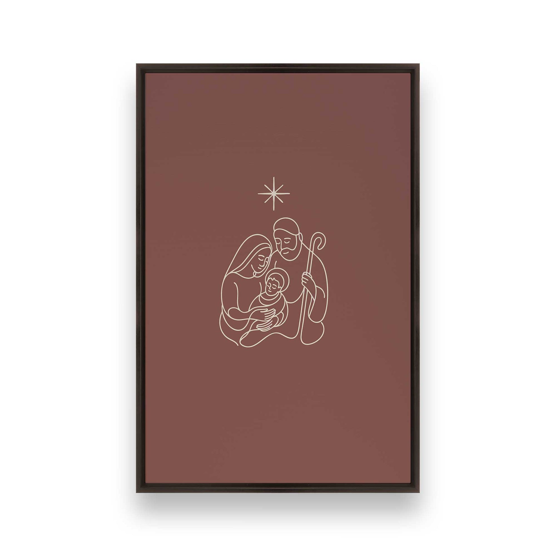 [Color:Espresso], Picture of art in a Espresso frame