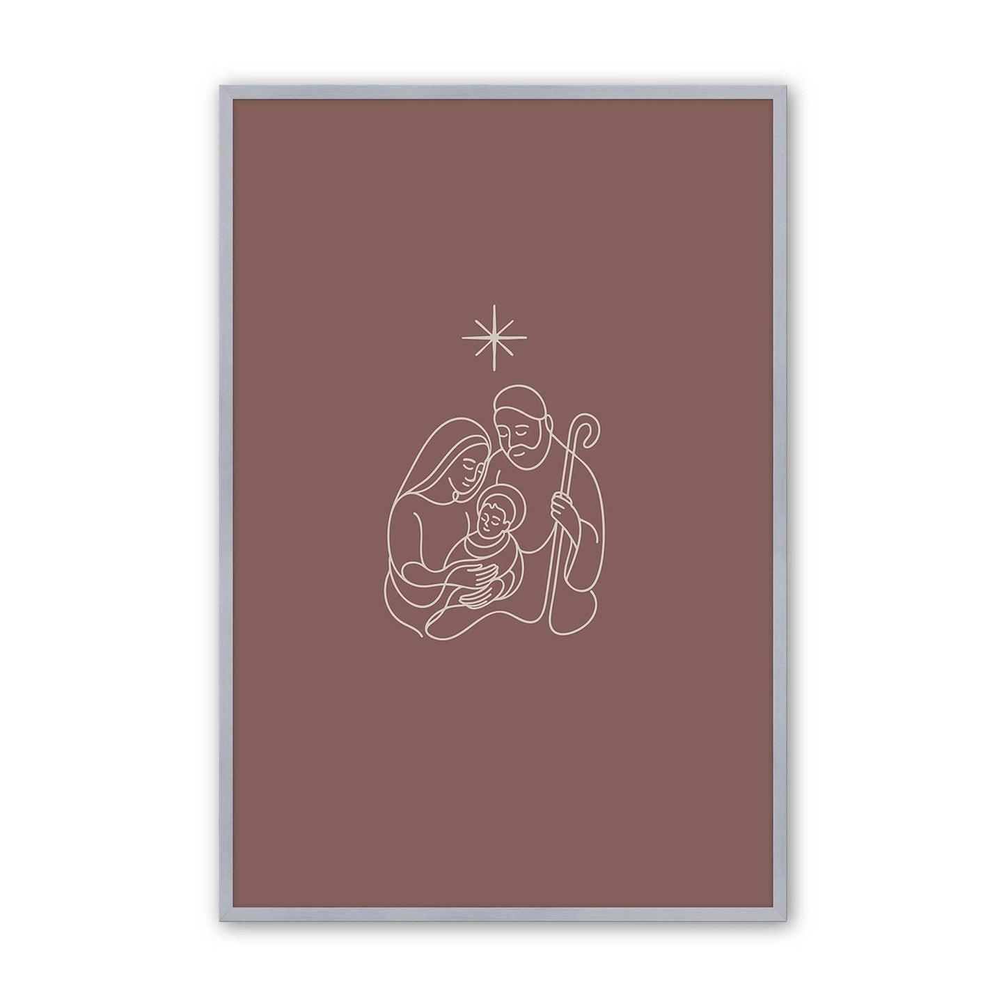 [Color:Polished Chrome], Picture of art in a Polished Chrome frame