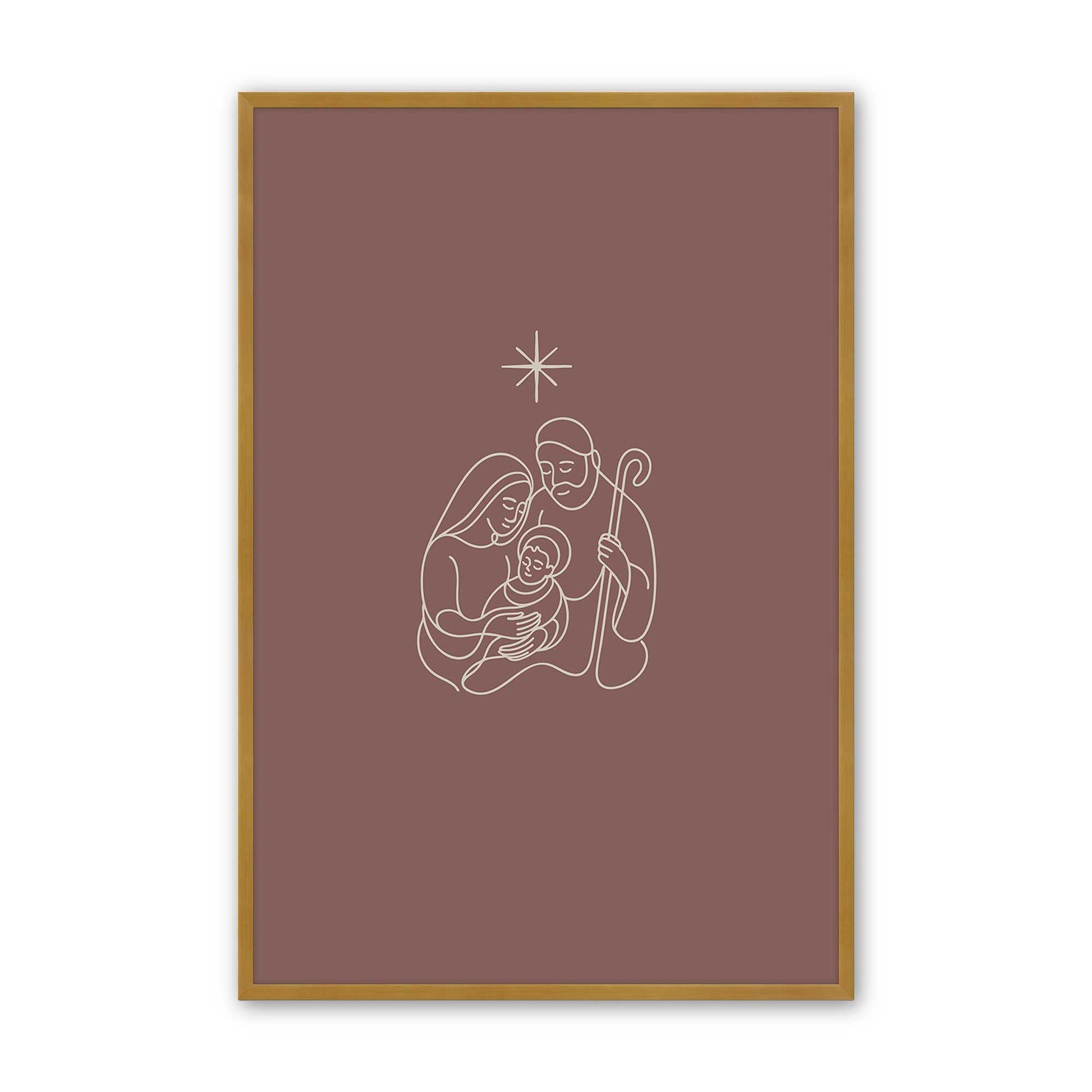 [Color:Polished Gold], Picture of art in a Polished Gold frame