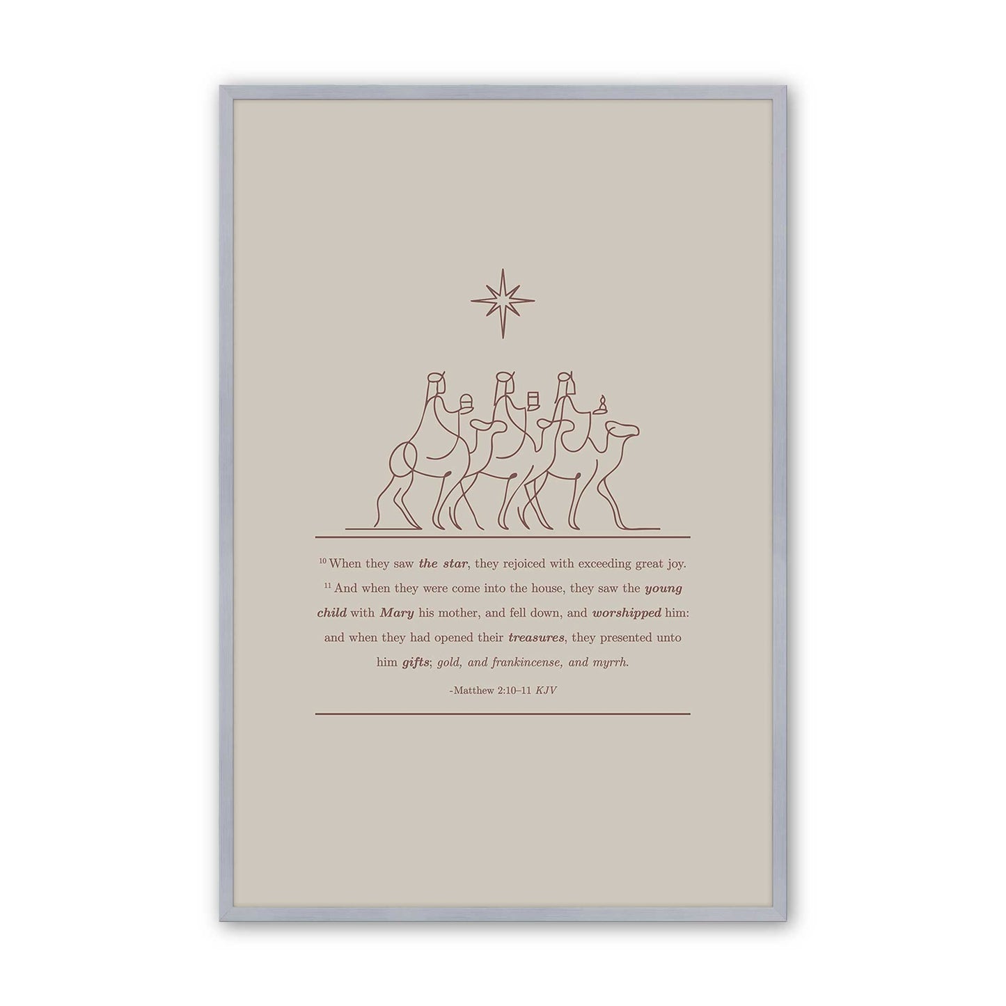 [Color:Polished Chrome], Picture of art in a Polished Chrome frame