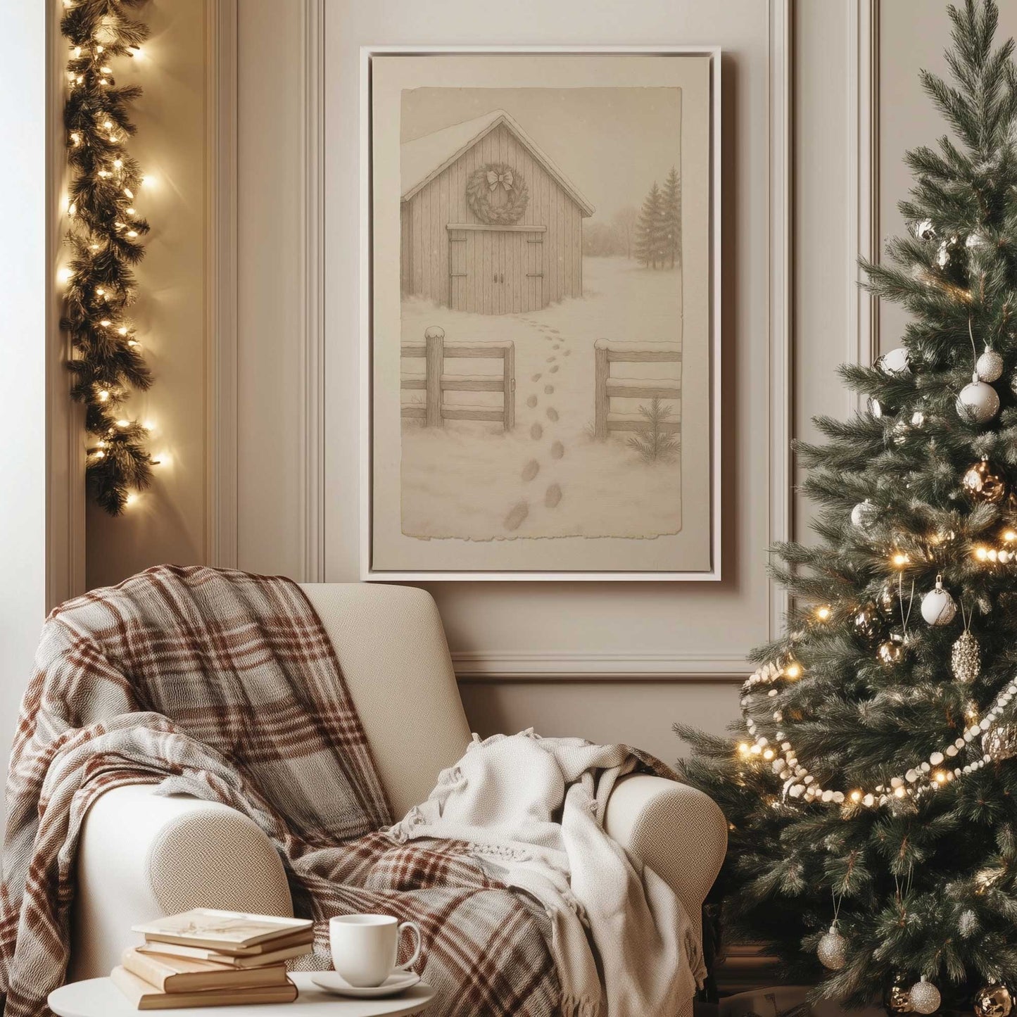 Picture of art in a room